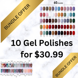 10 Gels Polishes for 30.99