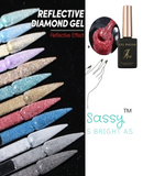 Diamond Reflective Gel Polish Collection - 12 Colors